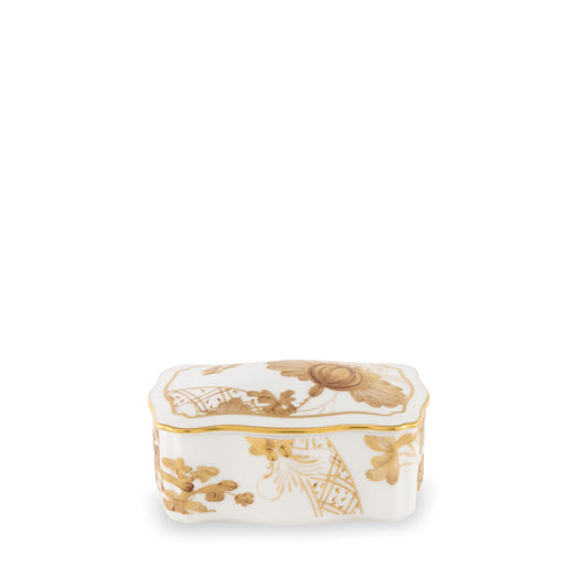 Tesori Collection - Aurum - Small Rectangle Trinket Box 4"