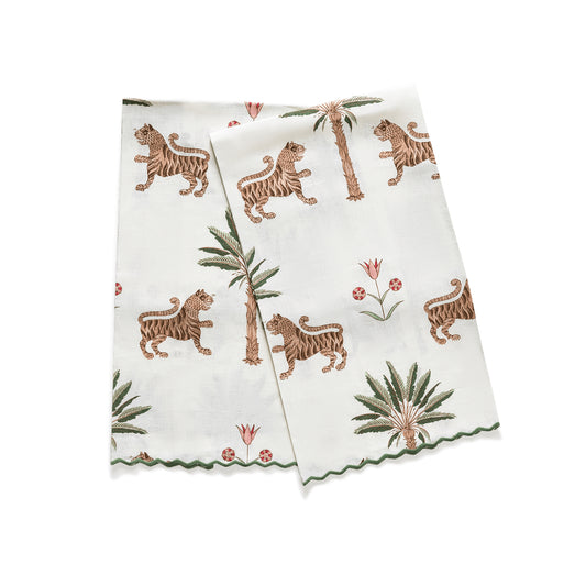 Tiger Palm - Guest Towel - Set of 2