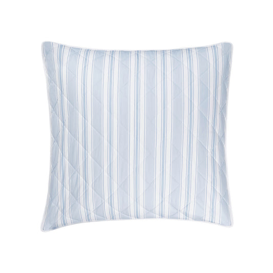 Elio - Quilted Sham - Blue - Euro