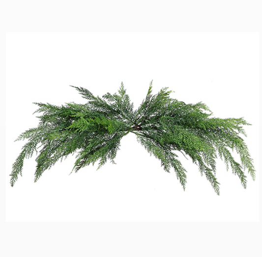 ASF Cedar Mantel Swag Garland Green 4'