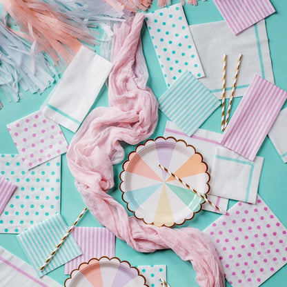 Papersoft Cocktail Napkins - Capri Stripe -
