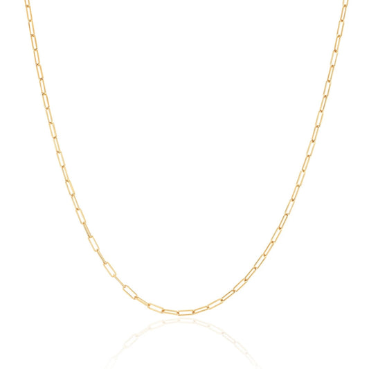 EFC N Mini Lola Chain Necklace 16" - 14KTYG