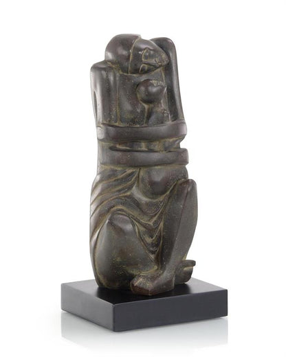 Woman & Child Embrace Sculpture