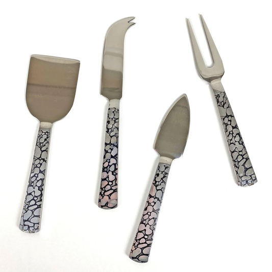 Panthera - Platinum - Four Piece Cheese Set