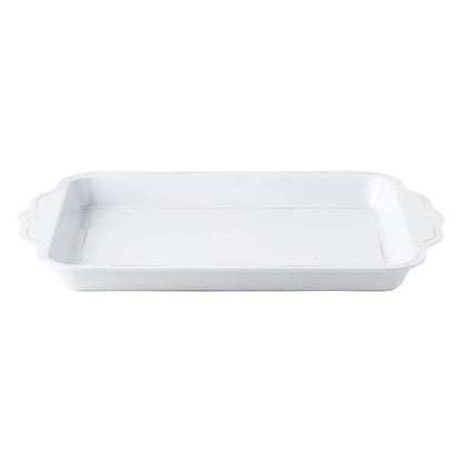 Berry & Thread - Melamine - Whitewash - Handled Tray 24"