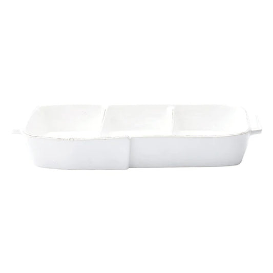 VTR Lastra - White - Three Part Server 13.5"