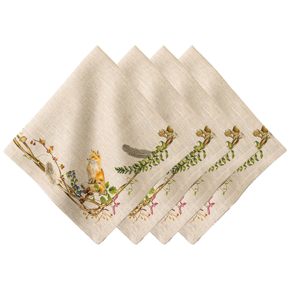Forest Walk - Animal Napkins - Set of 4