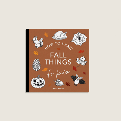 Fall Things: How To Draw Books for Kids