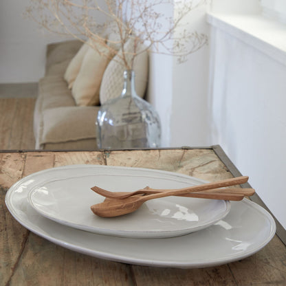 Fontana - White - Oval Platter 16"