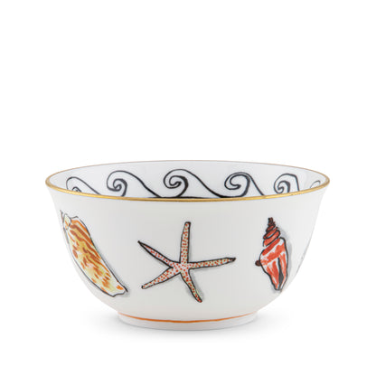 Il Viaggio Di Nettuno - White - Small Bowl 4.25"