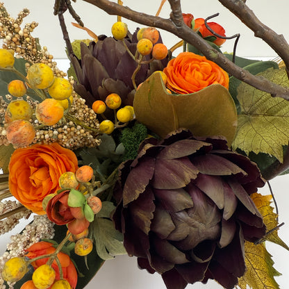Artichoke & Wheat Fall Floral