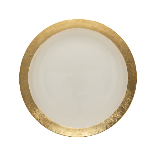 Camilla Glass Charger - Gold 13"