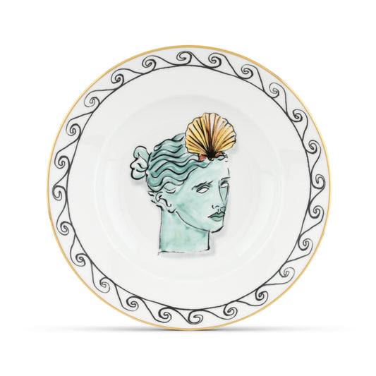 Il Viaggio Di Nettuno - White - Soup Plate 9.5"