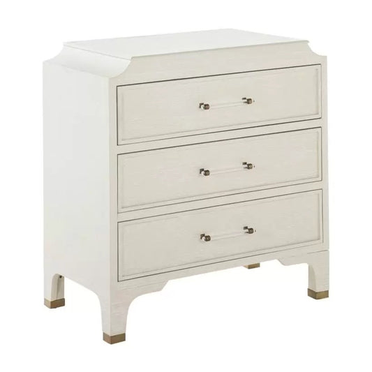 Alexandra Chest - Cerused White - 32W 18D 33.75H
