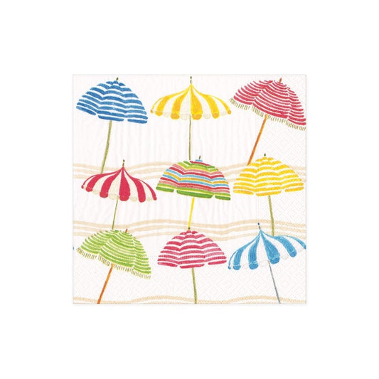 Beach Umbrellas Cocktail Napkins 20pk