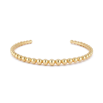 DRD B - Poppy Rae Graduating Pebble Cuff, 14KYG