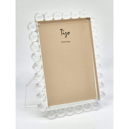 TZD Lucite Frame w/Clear Bubbles 5x7