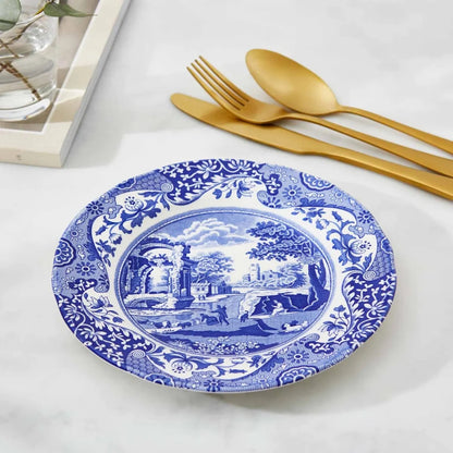 Blue Italian Salad Plate