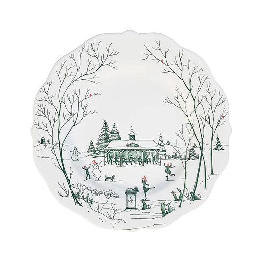 Country Estate - Winter Frolic - Evergreen - Salad Plate 9"