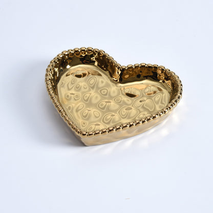 Mini Heart Dish - Gold