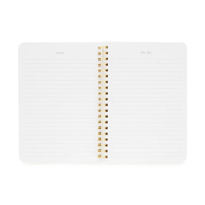 Red Stripe Mini Spiral Notebook