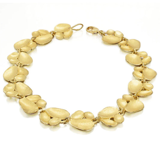 Shell Cluster Link Bracelet - 7.5"
