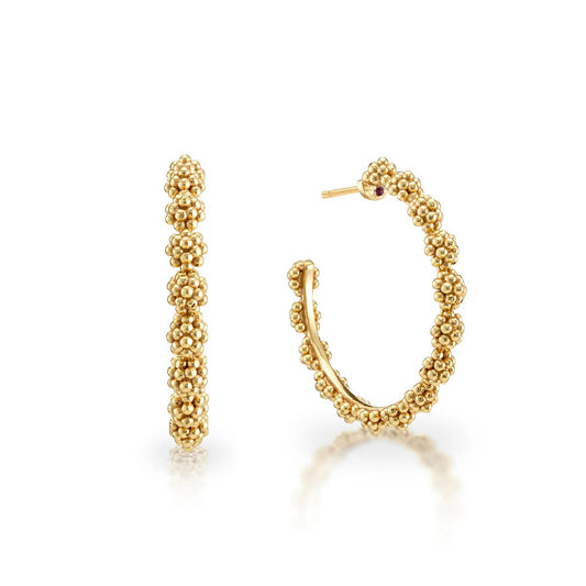 Berry - Icon Medium Hoop Earrings in Gold