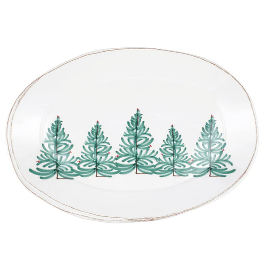 VTR Lastra - Holiday - Melamine Oval Platter 18"