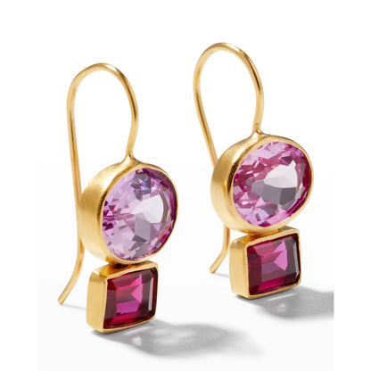 DMD E Middie Earring - Pink Sapphires