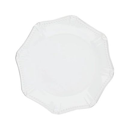 Isabella - Pure White - Octagonal Dinner Plate 11.25"