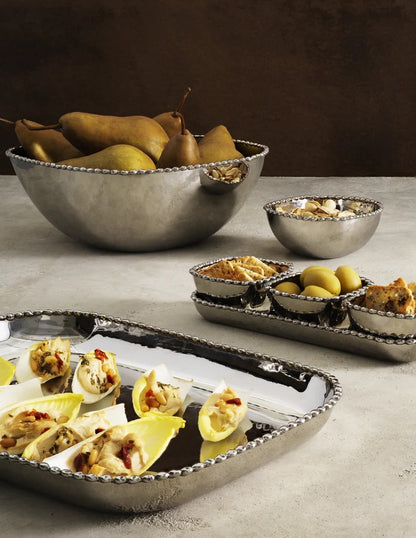 Molten Silver - Medium Rectangle Platter
