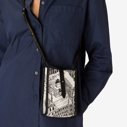 Caprice Crossbody - Louvre - Black