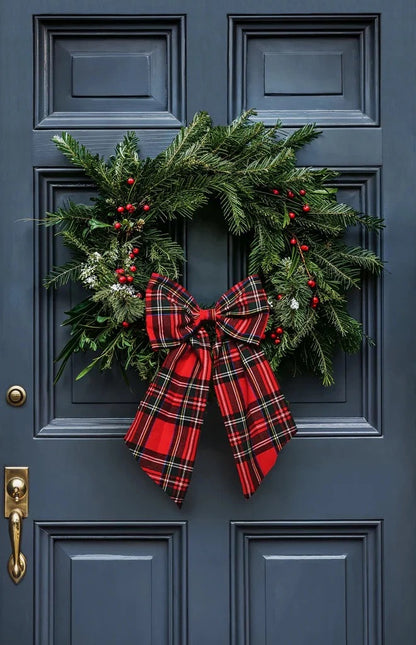 Wreath Bow - Imperial Tartan