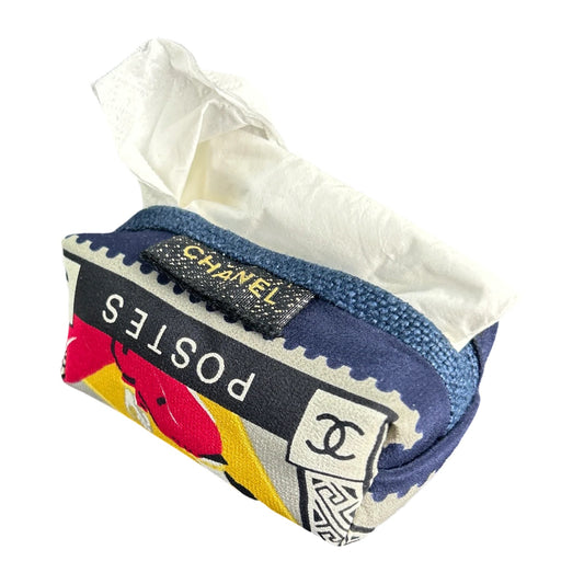 VLU - Stamps of the World Vintage Scarf Tissue Pouch