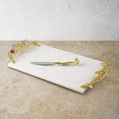 Wildflowers - Cheese Board with Knife