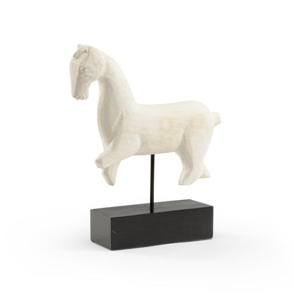 WWH Running Horse Wooden Statue 17"
