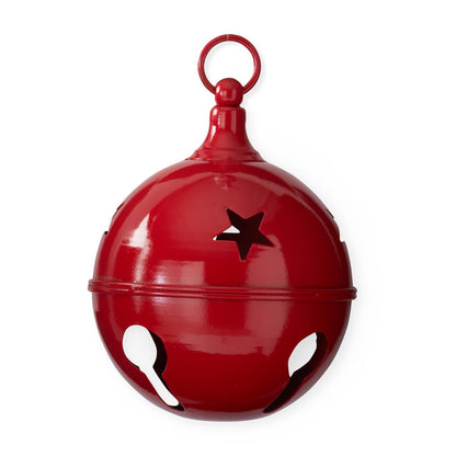 KKI Red Metal Hanging Jingle Bell - 7.5"