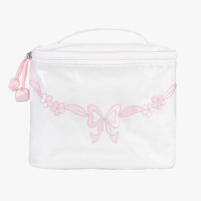 Floral Bow Train Case