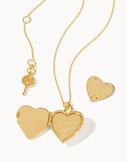 Pearlescent Classic Heart Locket Necklace