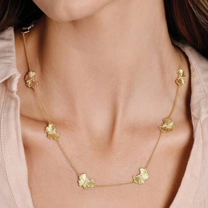 Butterfly - Station Necklace