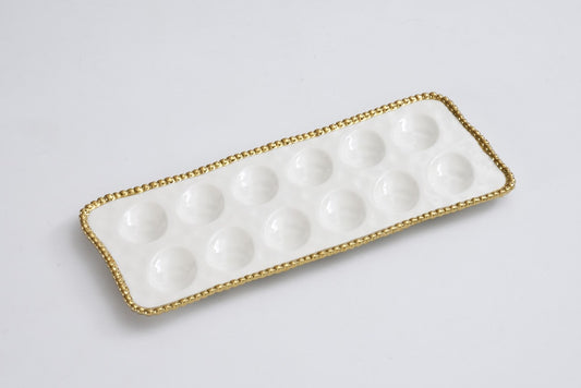 PPB Golden Salerno - Short Devilled Egg Tray 14" (2574WG)