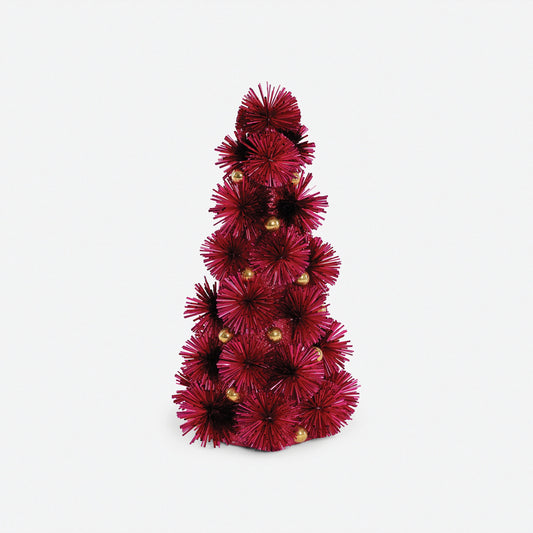 OHD Festive Fiber Blend Decorative Tree - Hot Pink