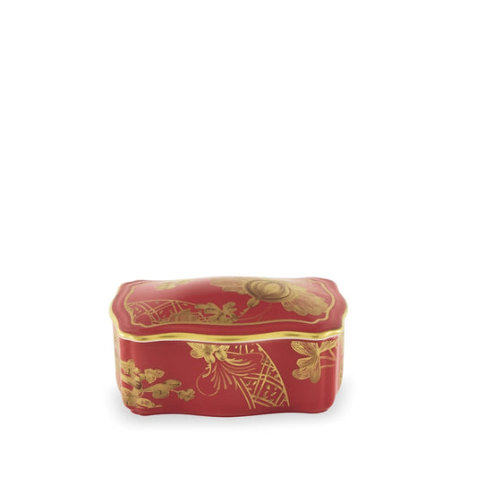 Tesori Collection - Rubrum - Small Rectangle Trinket Box 4"