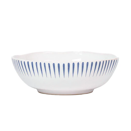 Sitio Stripe - Delft Blue - Coupe Bowl 8.25"
