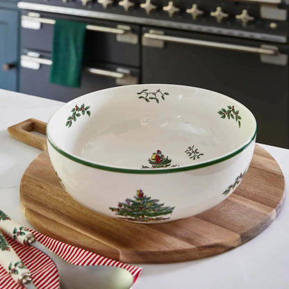 Christmas Tree Round Serving Bowl