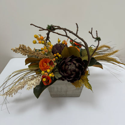 Artichoke & Wheat Fall Floral