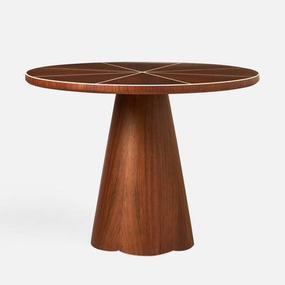 Novak Round Teak Entry Table 42x30