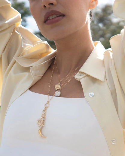 "Queen Bee" 18K Gold Charm with Diamonds