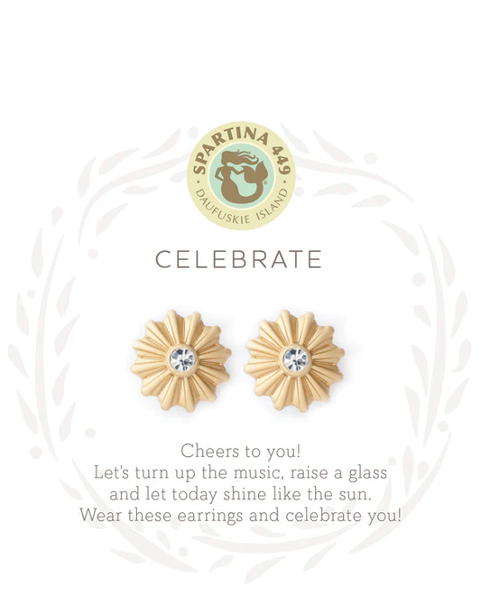 Sea La Vie Stud Earrings - Celebrate