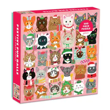 CHB Festive Furballs 500 pc Puzzle